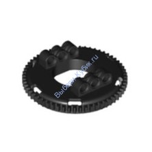 Деталь Лего Техник Поворотный С Прямыми 60 Зубьями Верх Цвет Черный