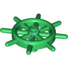 Деталь Лего Штурвал Цвет Зеленый