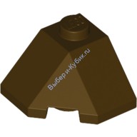 Деталь Лего Клин 2 х 2 (Скос 45 Угол) Цвет Темно-Коричневый