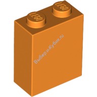 Деталь Лего Кубик 1 х 2 х 2 Под Штырек Цвет Оранжевый