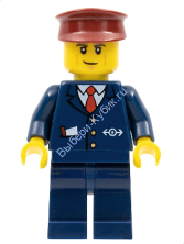 Минифигурка Лего Сити - Машинист cty0505