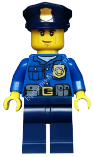 Минифигурка Лего  Сити -  Полицейский