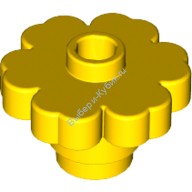 Цветок 2 Х 2 Округлый - Открытый Штырек Цвет Желтый