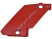 Деталь Лего Техник Панель Изогнутая #60 5 x 7 Правая Цвет Красный