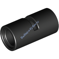 Деталь Лего Техник Пин Коннектор Круглый 2L Гладкий С Разрезом Цвет Черный