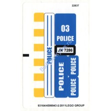 Наклейки К Набору Лего 7286 Перевозка заключённых 93164 4599943