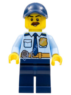 Минифигурка Лего Сити -  Мужчина Полицейский