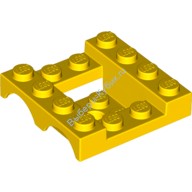 Деталь Лего Автомобильное Крыло 4 х 4 х 1 13 Двойной Цвет Желтый