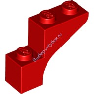 Деталь Лего Арка 1 х 3 х 2 Цвет Красный