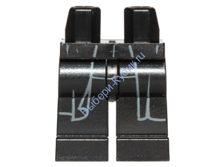 Деталь Лего Ноги С Рисунком Цвет Черный