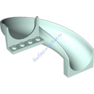 Деталь Лего Горка Изогнутая 6 х 12 х 8 Цвет Светлая Аква