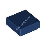 Деталь Лего Плитка 1 х 1 С Желобком Цвет Темно-Синий