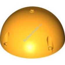 Деталь Лего Цилиндр Полусфера 11 x 11 С Отверстием Для Оси В Центре И 4 Отверстиями Для Штифтов Цвет Ярко-Светло-Оранжевый