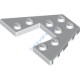 Деталь Лего Клин Пластина 4 х 6 Цвет Белый