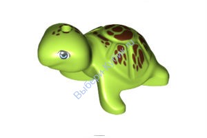 Деталь Лего Черепаха Фрэндс Цвет Лайм