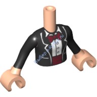Деталь Лего Торс Мини Долл Френдс С Рисунком Цвет Светло-Телесный
