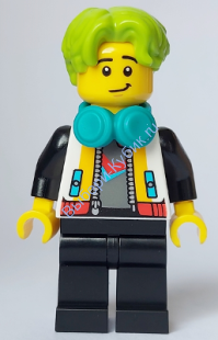 Минифигурка Лего Сити Диджей