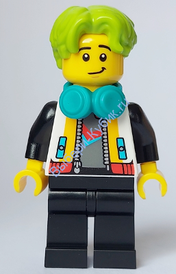 Минифигурка Лего Сити Диджей