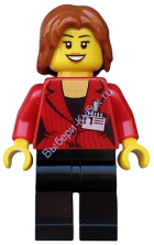 Минифигурка Лего Сити Девушка Репортер cty0510