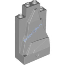 Деталь Лего Камень / Кристалл Панель 2 х 4 х 6 Цвет Светло-Серый