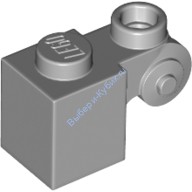 Деталь Лего Кубик Модифицированный 1 х 1 С Роликом С Открытый Штырёк Цвет Светло-Серый