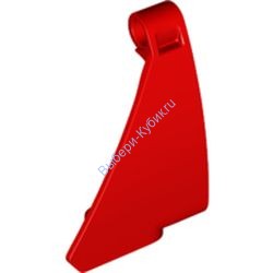 Деталь Лего Техник Панель Изогнутая #62 5 x 4 Правая Цвет Красный