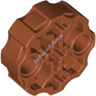 Деталь Лего Техник Барабан Оружия С 2 Отверстиями Под Пин И 3 Под Ось Цвет Темно-Оранжевый