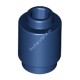 Деталь Лего Кубик Круглый 1 х 1 Открытый Штырек Цвет Темно-Синий