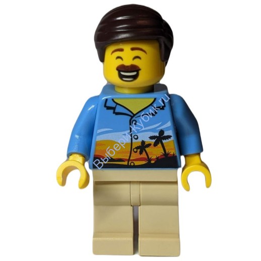 Минифигурка Лего Сити Турист cty0909