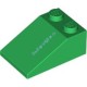 Деталь Лего Скос 33 3 х 2 Цвет Зеленый
