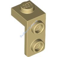 Деталь Лего Кронштейн 1 x 1 - 1 x 2 Цвет Песочный