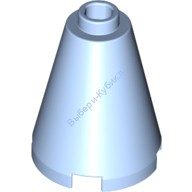Деталь Лего Конус 2 х 2 х 2 - Полностью Открытый Штырек Цвет Ярко-Светло-Голубой