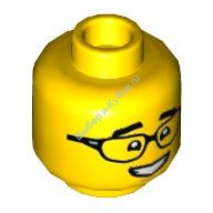 Деталь Лего Голова Минифигурки Цвет Желтый