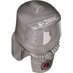 Деталь Лего Маска Защитная С Рисунком Цвет Перламутрово-Светло-Серый