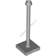 Деталь Лего Плитка Модифицированная 2 х 2 Со Штангой И Креплением На Конце Цвет Светло-Серый