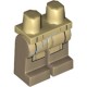 Деталь Лего Ноги С Рисунком Цвет Песочный