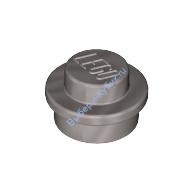 Деталь Лего Пластина Круглая 1 х 1 Цвет Перламутрово-Светло-Серый