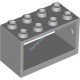 Деталь Лего Крепление под Катушку 2 х 4 х 2 Цвет Светло-Серый