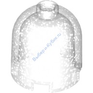 Деталь Лего Кубик Круглый 2 х 2 х 1 2/3 Верх Купола - Пустотелый Штырек Цвет Блестящий Прозрачный