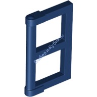 Деталь Лего Окно 1 х 2 х 3 С Толстыми Угловыми Вкладками Цвет Темно-Синий