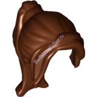 Деталь Лего Парик Женский Цвет Коричневый