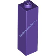 Деталь Лего Кубик 1 х 1 х 3 Цвет Темно-Фиолетовый