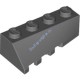 Деталь Лего Клин 4 х 2 Скошенный Правый Цвет Темно-Серый