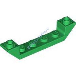 Деталь Лего Скос Перевернутый 45 6 х 1 Двойной С 1 х 4 Вырезом Цвет Зеленый