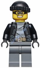 Минифигурка Лего Сити - Городской бандит, Мужчина