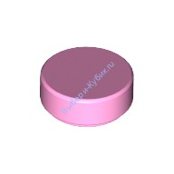 Деталь Лего Плитка Круглая 1 х 1 Цвет Ярко-Розовый