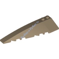 Деталь Лего Клин 10 х 3 Левый Цвет Темно-Песочный