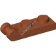Деталь Лего Пластина 1 х 2 С Ручкой На Конце - Закрытые Концы Цвет Темно-Оранжевый