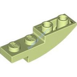 Деталь Лего Скос Изогнутый 4 х 1 Перевернутый Цвет Фисташковый