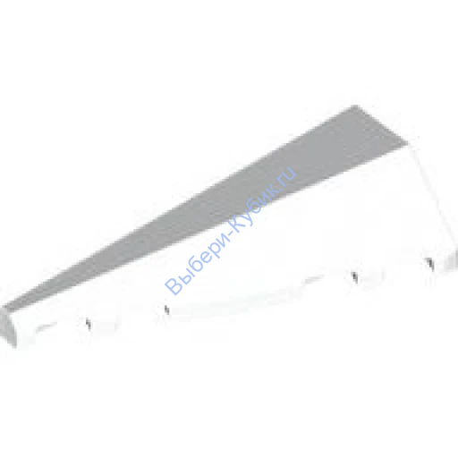 Деталь Лего Клин 5 х 2 Левый Цвет Белый